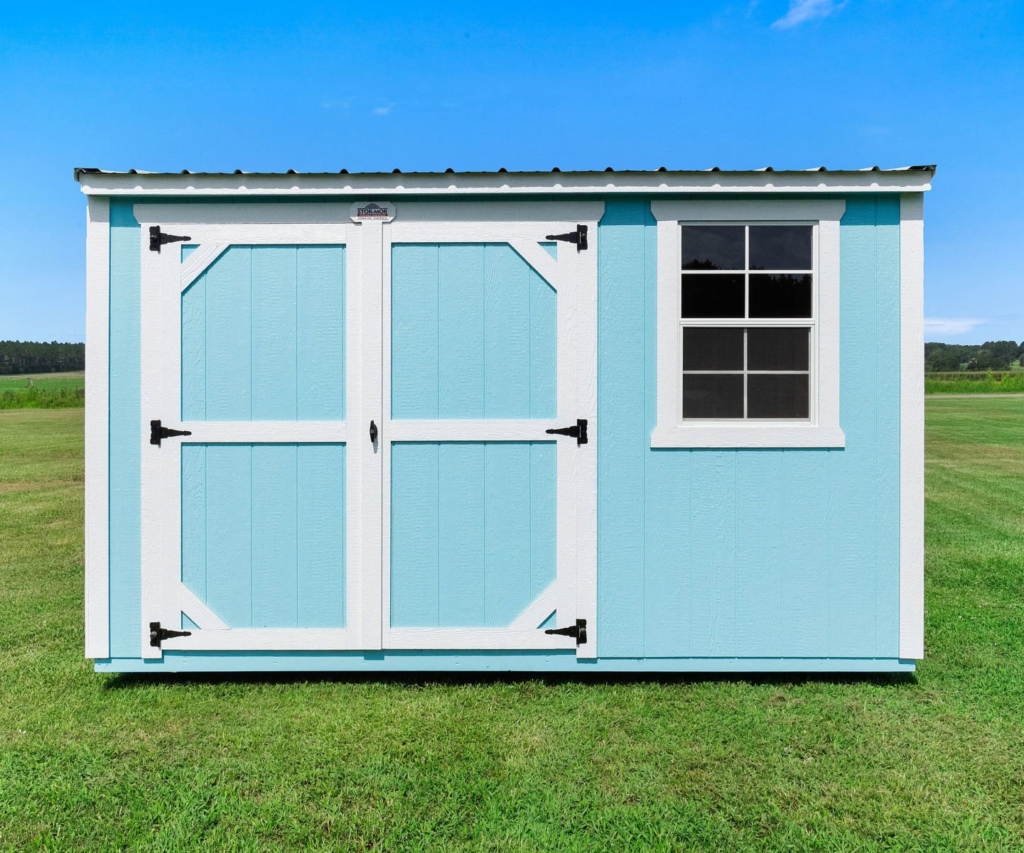 Hobby Shed With Wide Door Opening