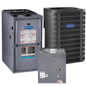 3 Ton 15.10 SEER 90k BTU 95% AFUE Variable Speed MrCool Signature Central Heat Pump & Gas Split System - Upflow
